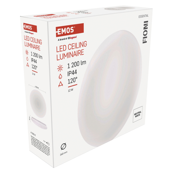 Nástěnné LED svítidlo FIONI bílá, průměr 26 cm 9