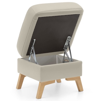 Taburet FIORD bílá 1