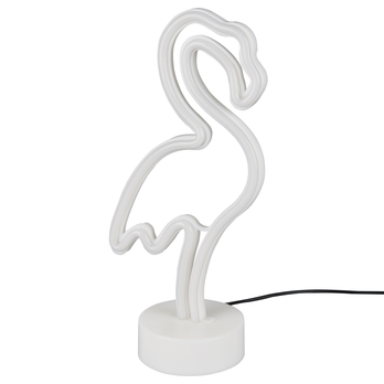 Stolní LED lampa FLAMINGO bílá 2