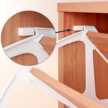 Botník  FLAPS bílá/buk 5