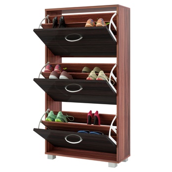 Botník  FLAPS wenge/černá 1