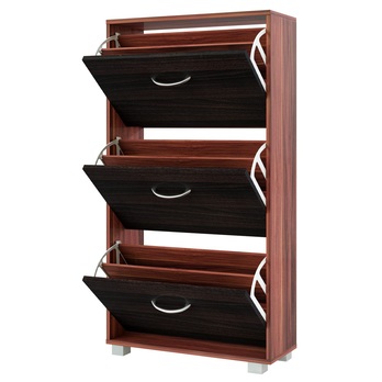 Botník  FLAPS wenge/černá 2