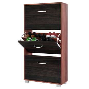 Botník  FLAPS wenge/černá 3