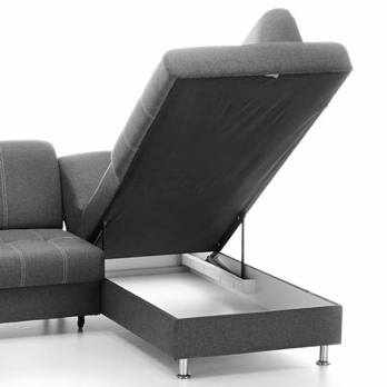 Sedací souprava FLEXI LARGE pravá/světle šedá 1