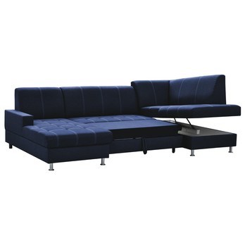 Sedací souprava FLEXI XL levá/tmavě modrá 1