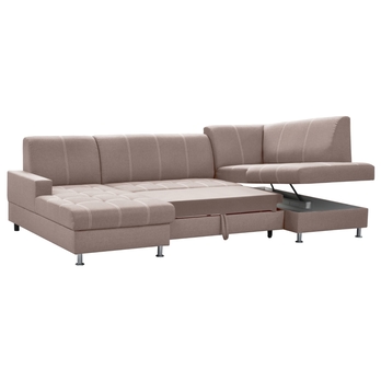 Sedací souprava FLEXI XL levá/růžová 1
