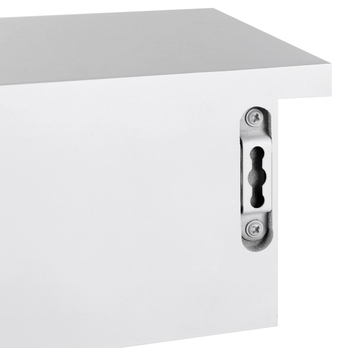 Nástěnný regál FLOA bílá 6