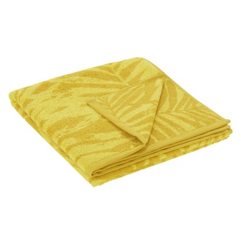 Ručník FLORAL FARN žlutá, 50x100 cm 1