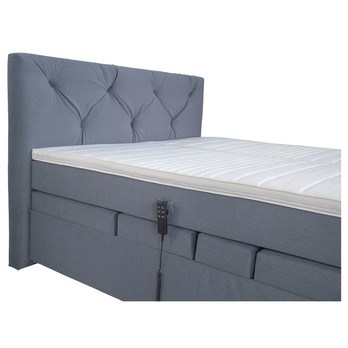 Postel boxspring FLORENCE šedá, 180x200 cm 2
