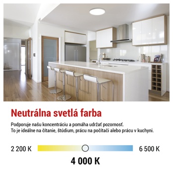 Stropní LED svítidlo FLORI bílá, průměr 42 cm 10