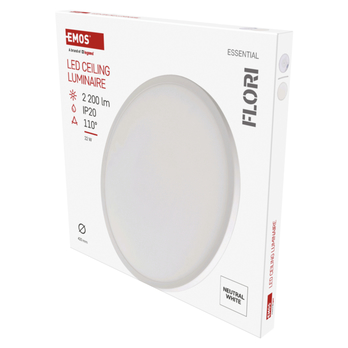 Stropní LED svítidlo FLORI bílá, průměr 42 cm 21