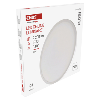 Stropní LED svítidlo FLORI bílá, průměr 42 cm 22