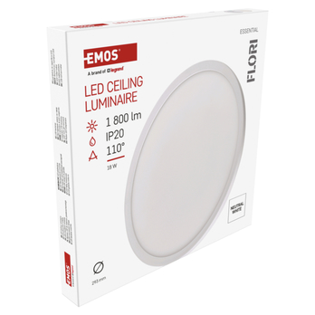 Stropní LED svítidlo FLORI bílá, průměr 30 cm 22