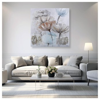 Obraz FLOWER II 100x100 cm, vícebarevná 1