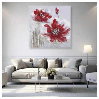 Obraz FLOWER IV 60x60 cm, vícebarevná 1