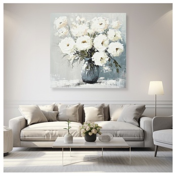 Obraz FLOWER XVIII 100x100 cm, vícebarevná 1
