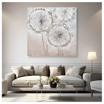 Obraz FLOWER XXXII 100x100 cm, vícebarevná 1