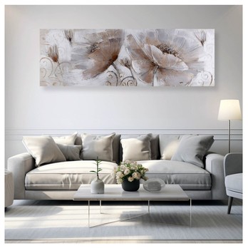Obraz FLOWER 150x50 cm, vícebarevná 1