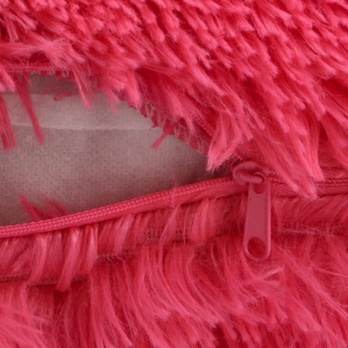 Dekorační polštář  FLUFFI růžová 1