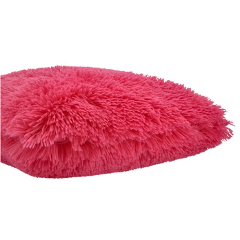 Dekorační polštář  FLUFFI růžová 2