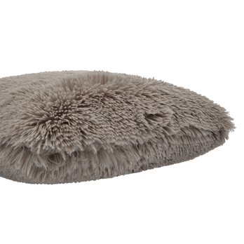Dekorační polštář  FLUFFI šedohnědá 1