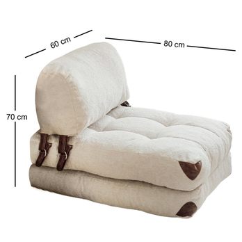 Křeslo FOLD krémová 5