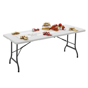 BBQ stůl FOLDE bílá 2