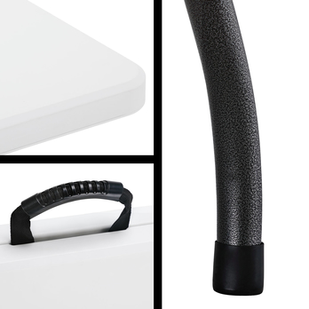 BBQ stůl FOLDE bílá 10