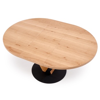 Jídelní stůl FONAS přírodní/černá, šířka 120 cm 6