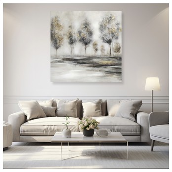 Obraz FOREST II 100x100 cm, vícebarevná 1