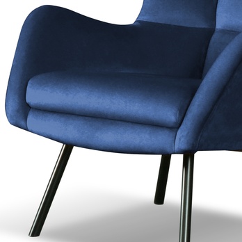 Křeslo FORTI modrá 1