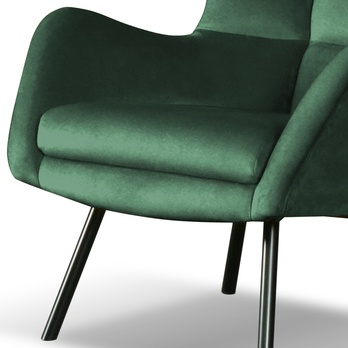 Křeslo FORTI tmavě zelená 1