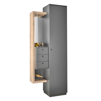 Předsíňová sestava FRAME 1 dub viking/antracitová 2