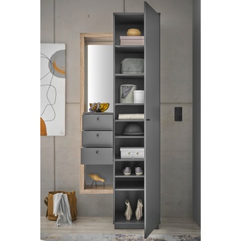 Předsíňová sestava FRAME 1 dub viking/antracitová 5