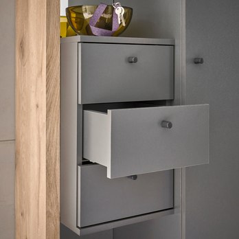 Předsíňová sestava FRAME 1 dub viking/antracitová 8