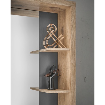 Předsíňová sestava FRAME 2 dub viking/antracitová 8