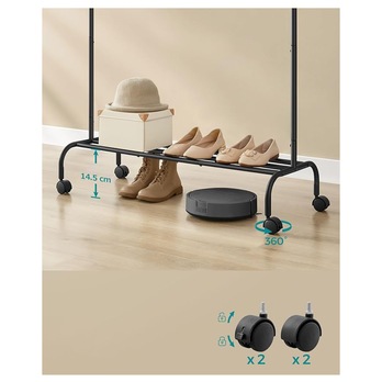 Stojan na šaty FRAME černá 3