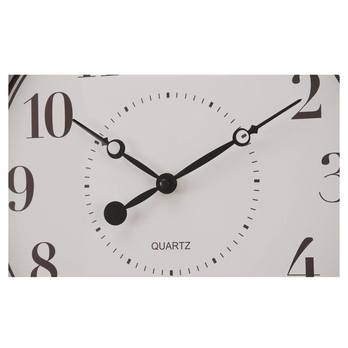 Nástěnné hodiny FRANCESCA bílá/černá, ⌀ 51 cm 3