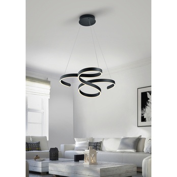 Závěsné LED svítidlo FRANCIS antracitová 1