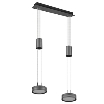 Závěsné LED svítidlo FRANKLIN 5 antracitová 2