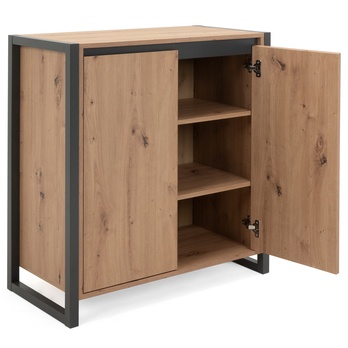 Komoda FREDDIE 1 dub artisan/antracitová 2