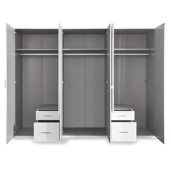 Šatní skříň FREDERICA bílá 2