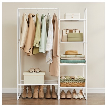 Stojan na šaty FREES bílá 2