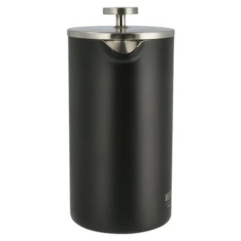 Konvice na kávu  FRENCH PRESS černá, objem 1 l, nerezová ocel 2
