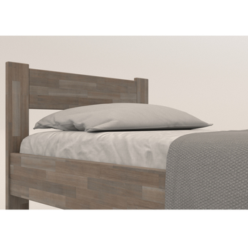 Postel FRIDA I buk/šedá, 100x200 cm 4