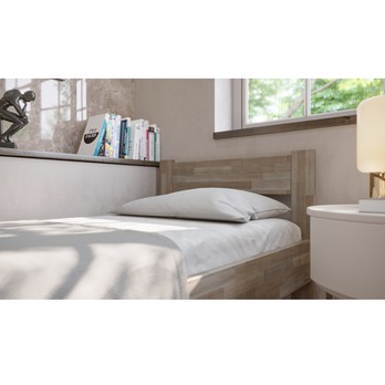 Postel FRIDA I buk/šedá, 100x200 cm 5