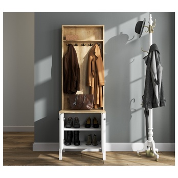 Předsíňová sestava FRNO 1 přírodní/bílá 3