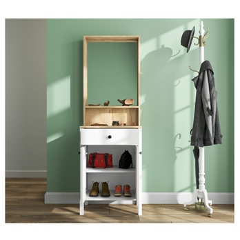 Předsíňová sestava FRNO 2 přírodní/bílá 2