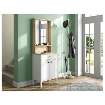 Předsíňová sestava FRNO 2 přírodní/bílá 3