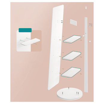 Otočné zrcadlo FULL bílá 3